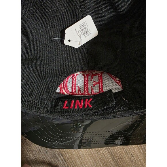 HTF New NINTENDO Legend of Zelda BlackRed Embroidered Logo Snapback Hat Cap RARE - Picture 6 of 9